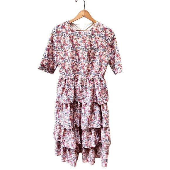 JessaKae Dresses & Skirts - NEW Jessakae Multi Tiered Modest Floral Dress- Size S‎
